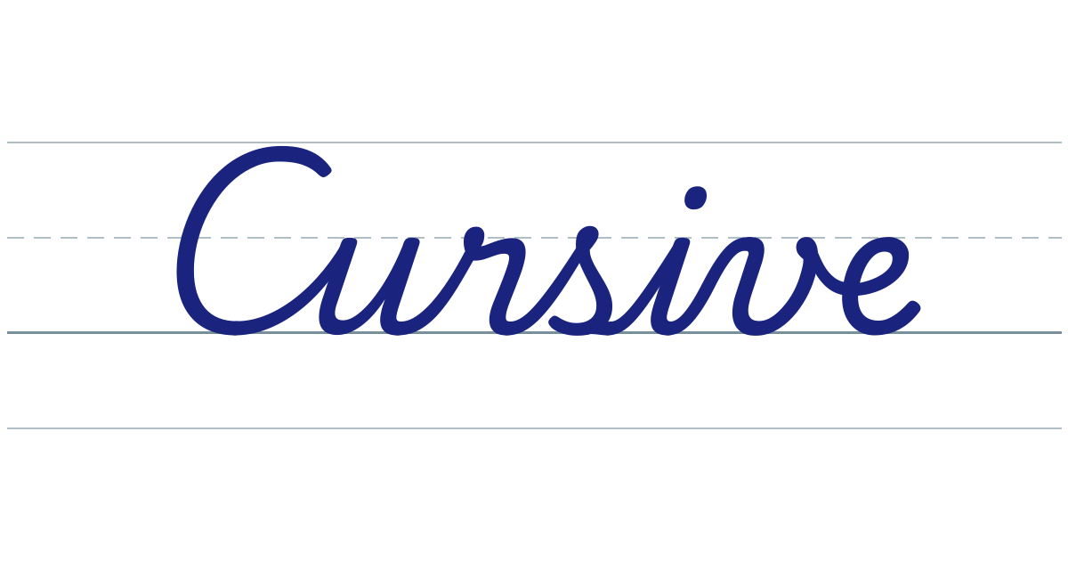 English Cursive Foundations