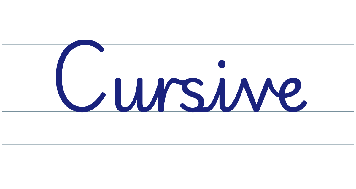Fondamentaux de l’écriture cursive française