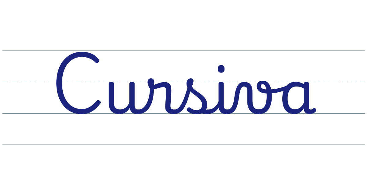 Fundamentos de Cursiva en Español